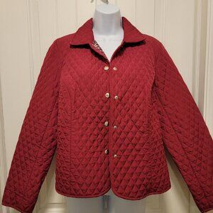 RL Richard New York Quilted Red Jacket - 12 Petite
